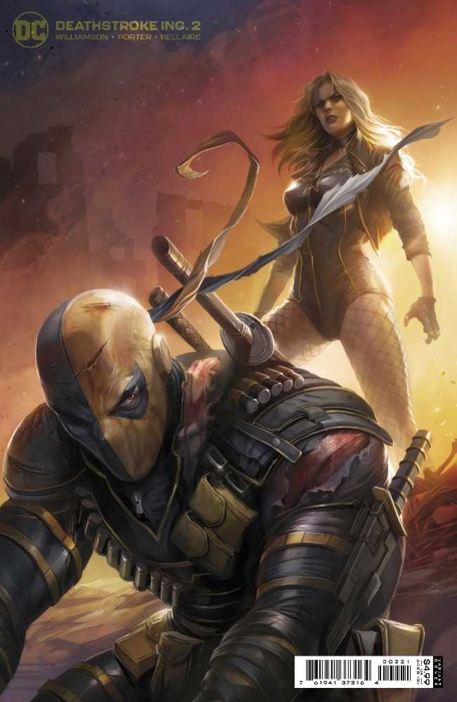 Deathstroke Inc #2 Cover B Francesco Mattina Card Stock Variant