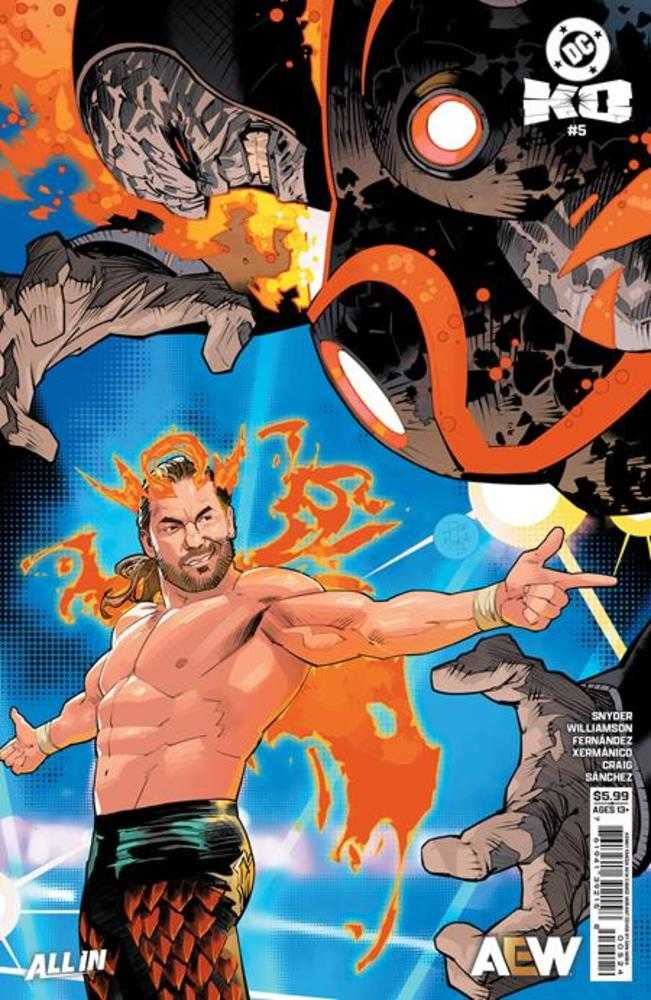 DC K.O. #5 (Of 5) Cover J Dan Mora DC Aew Cameo Card Stock Variant