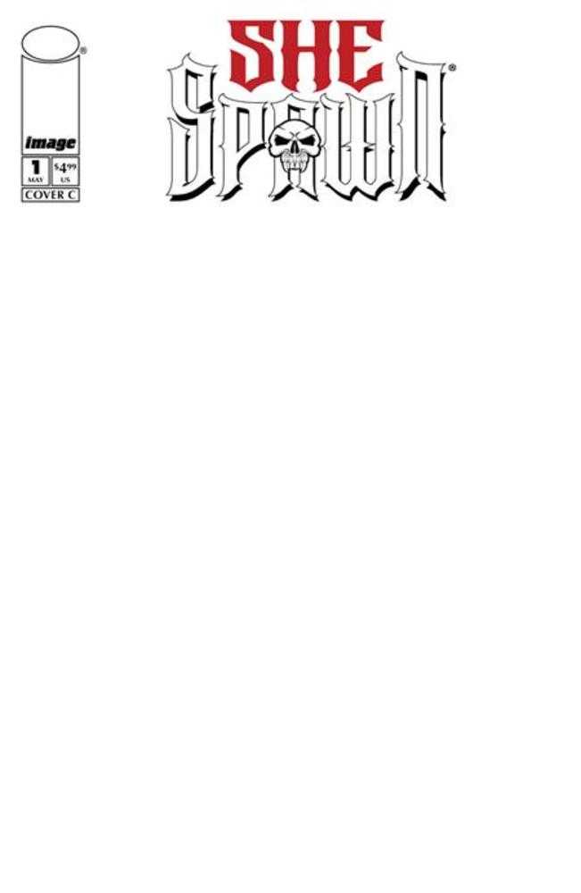 She Spawn #1 (Of 5) Cover C Blank Sketch Variant