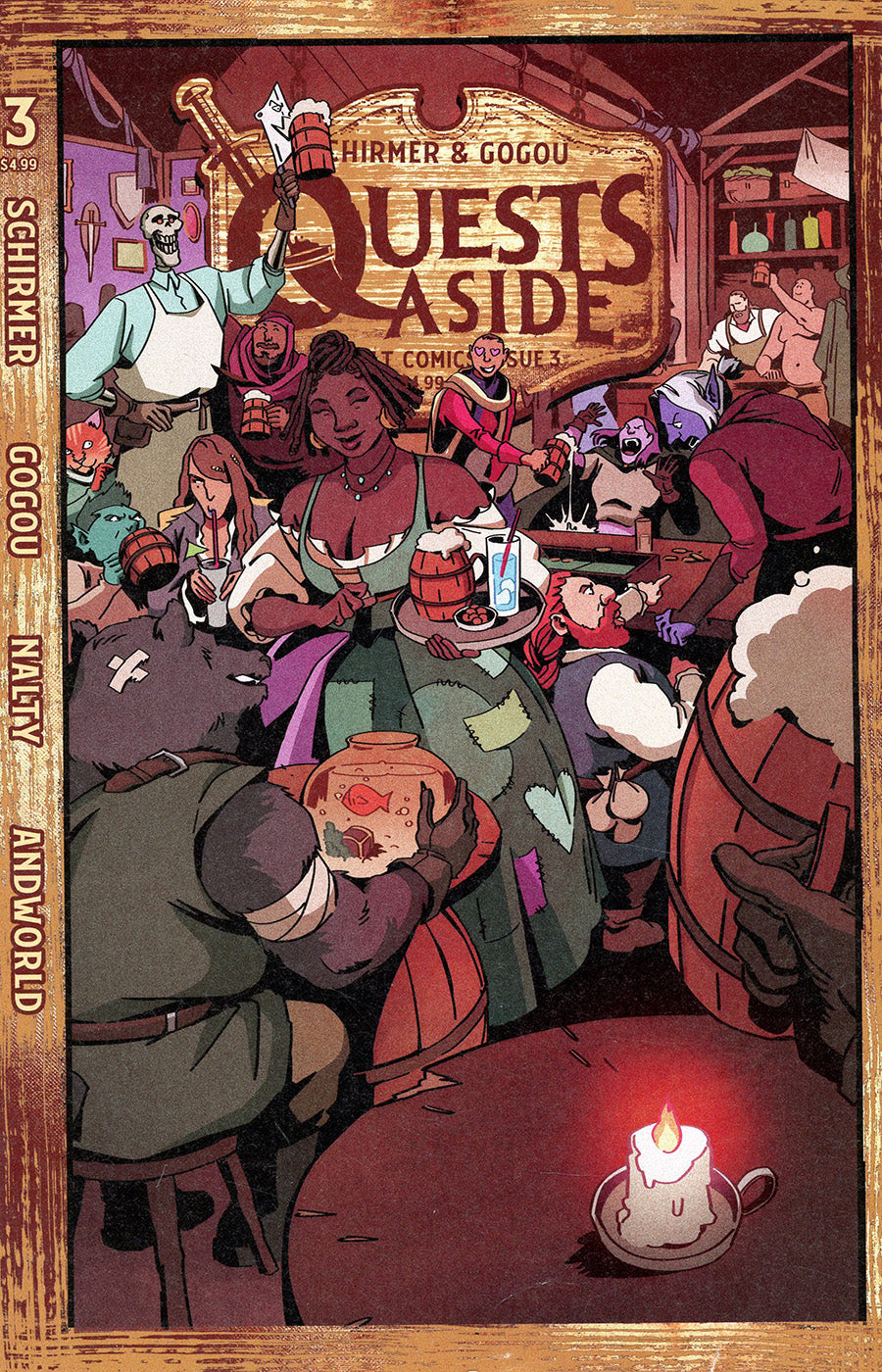 Quests Aside #3 Cover A