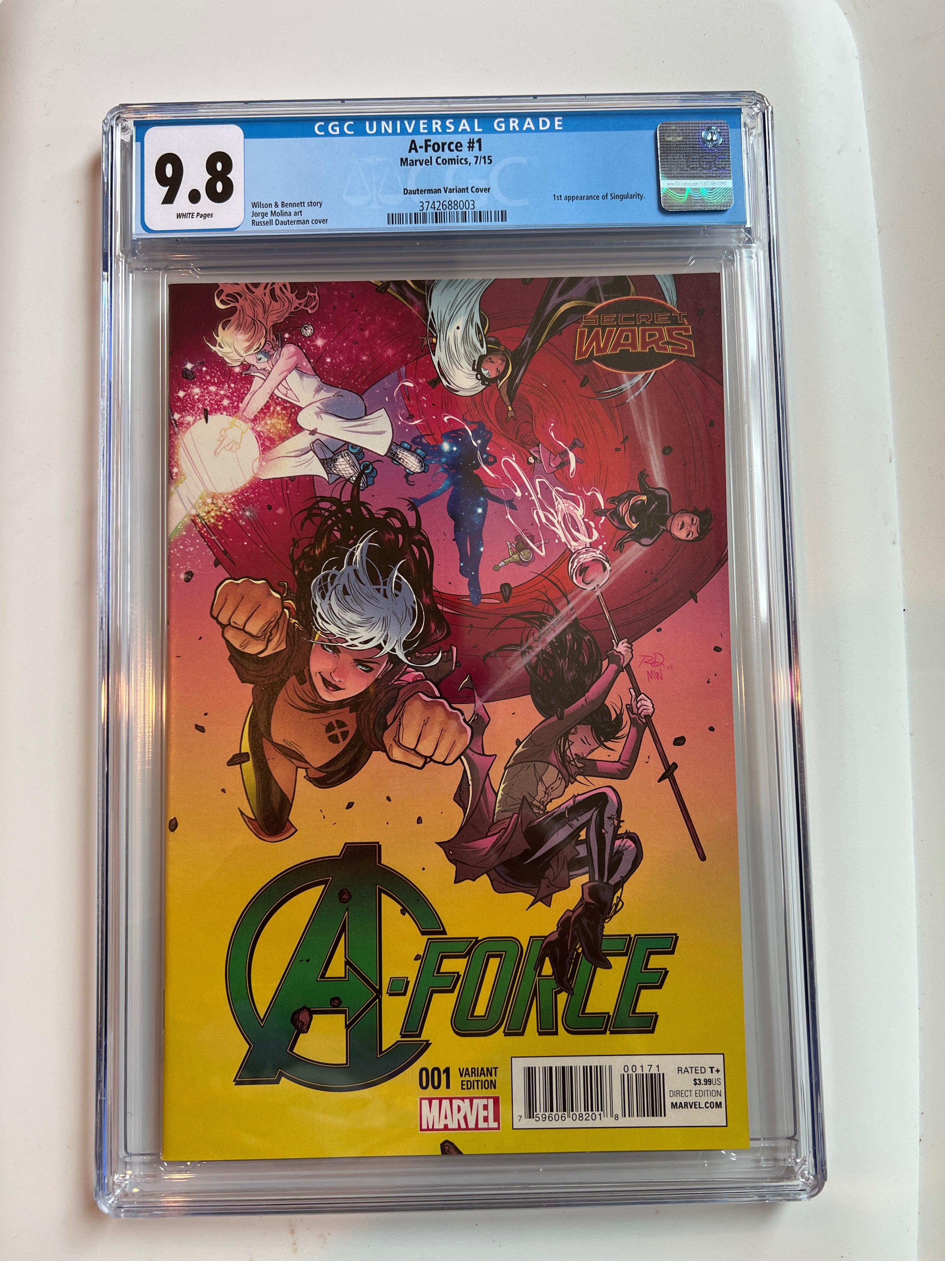 A-Force #1 9.8 Dauterman Variant Cover | CGC 3742688003