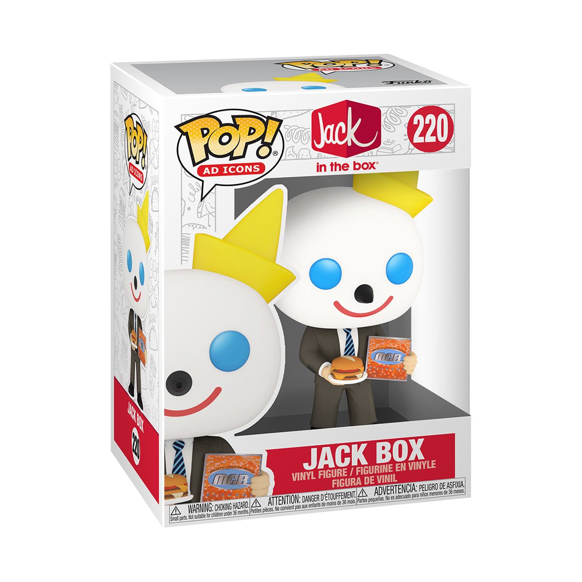 Pop Ad Icon Jack In The Box Mcb Vinyl Figure