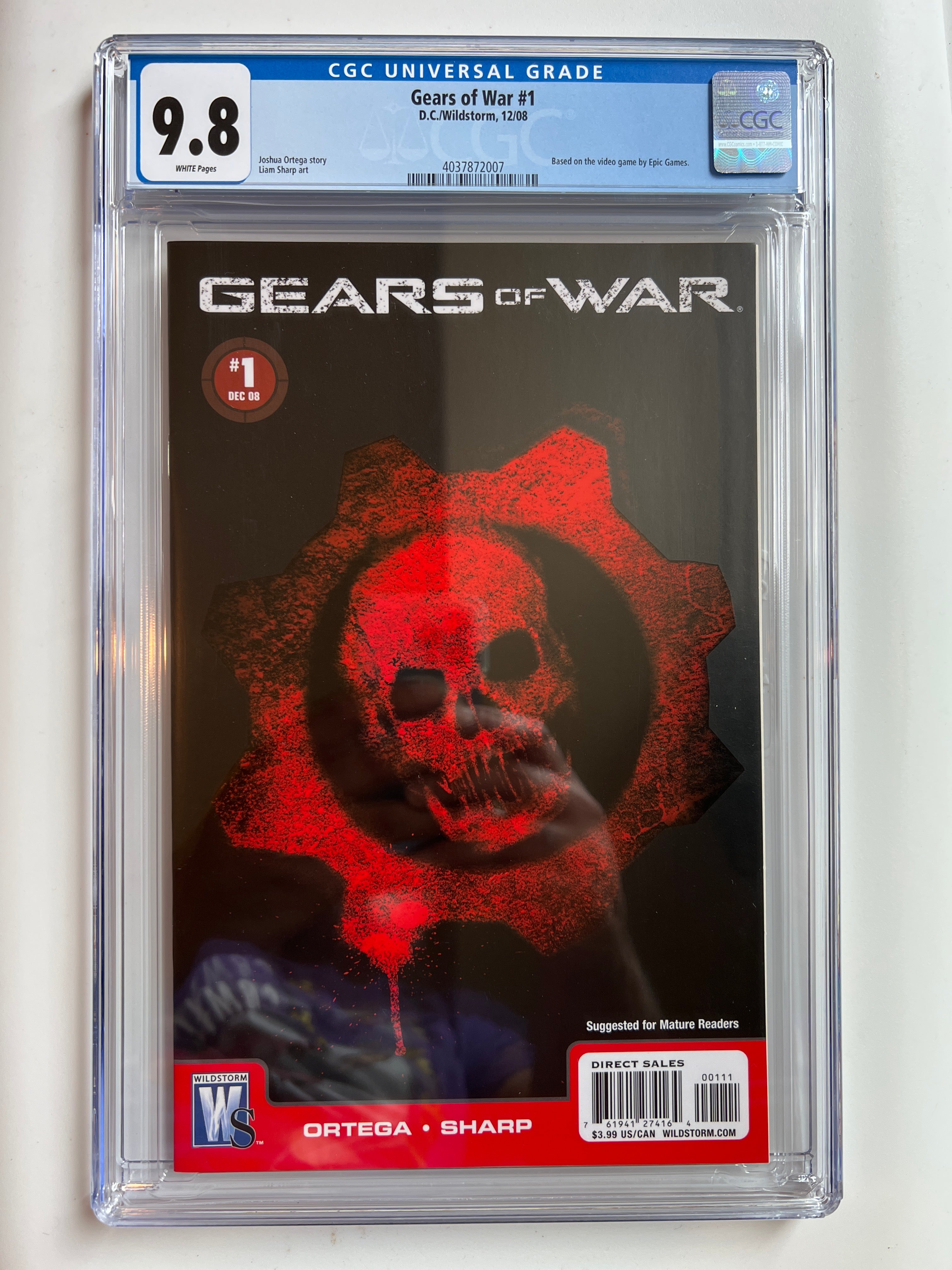 Gears of War #1 9.8 | CGC 4037872007