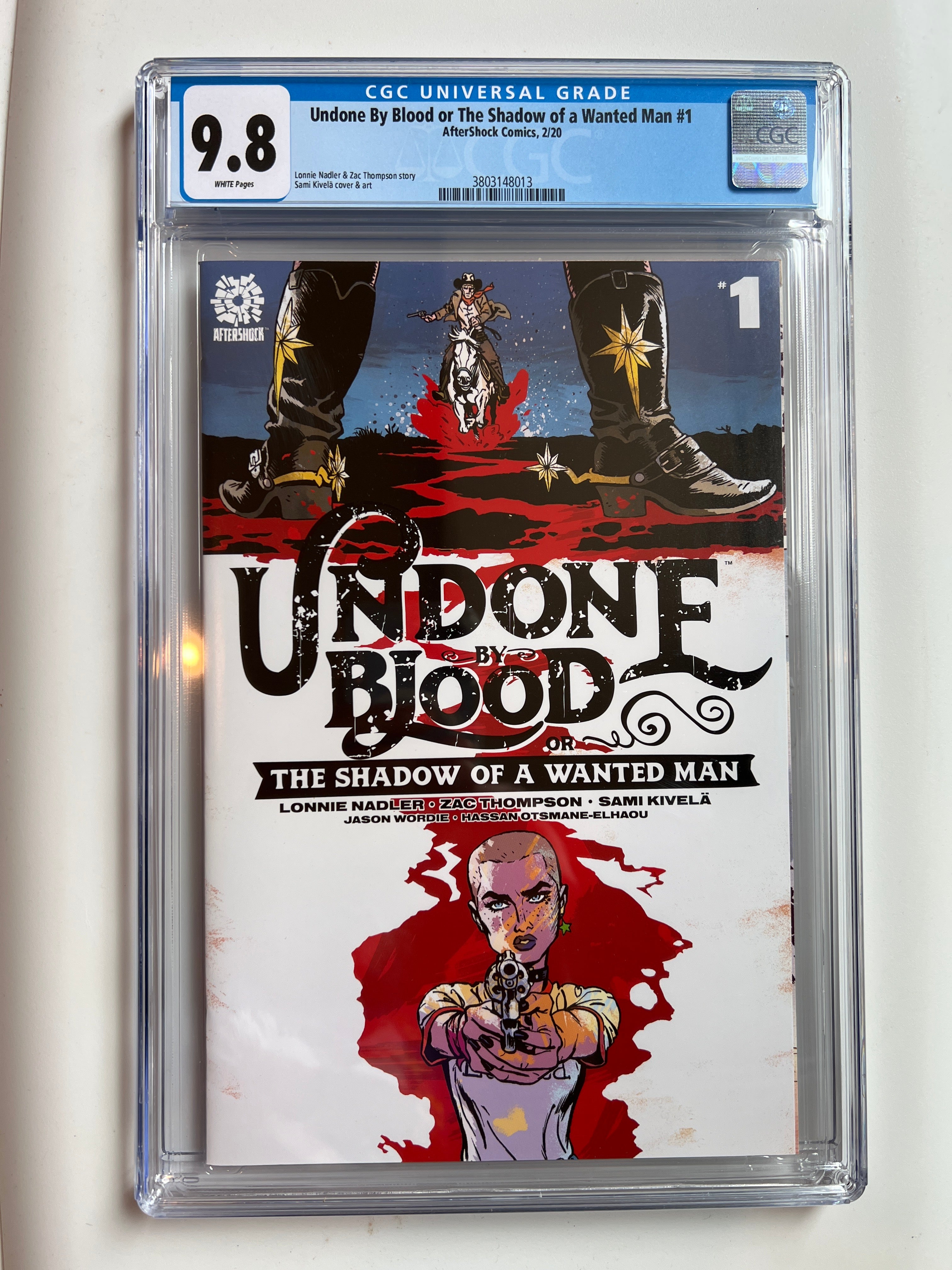 Undone By Blood or The Shadow of a Wanted Man #1 9.8 | CGC 3803148013