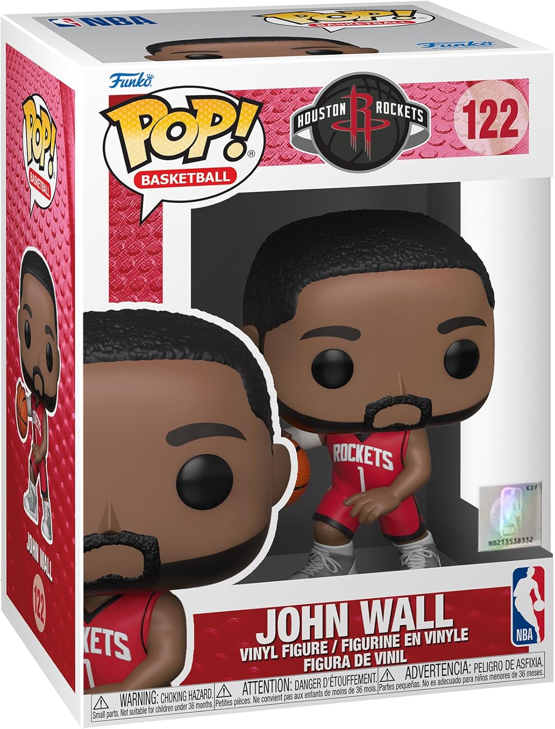 Pop Nba Rockets John Wall Vinyl Figure #122