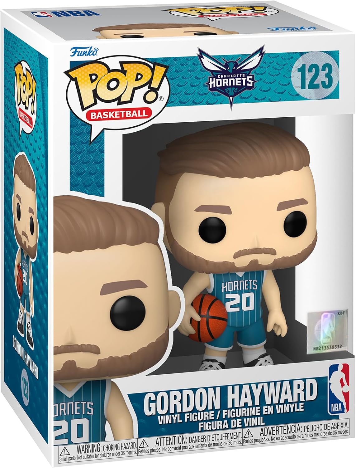 Pop Nba Hornets Gordon Hayward Vinyl Figure 123