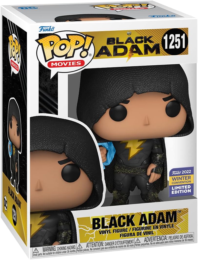 Funko Pop! Movies: Black Adam - Black Adam, Winter Convention Exclusive