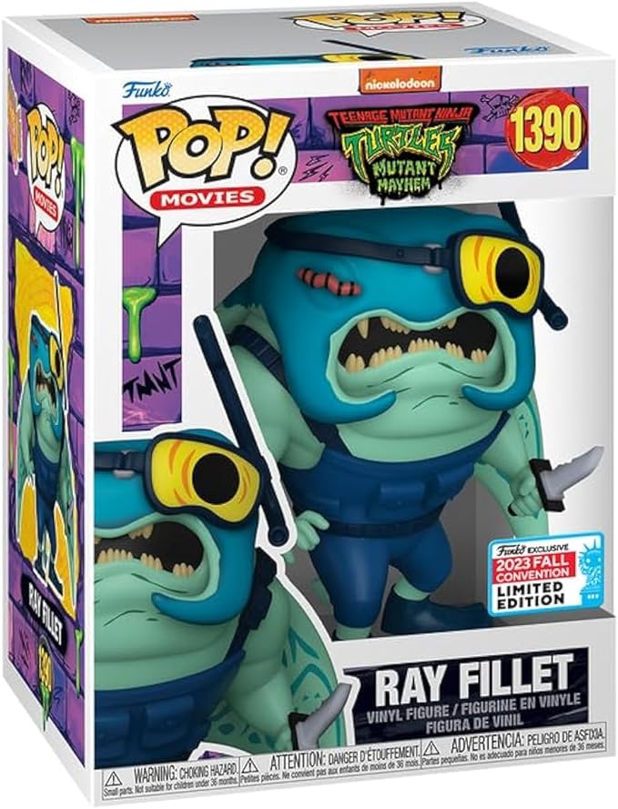 Pop! Movies: TMNT Teenage Mutant Ninja Turtles Mutant Mayhem - Ray Fillet (NYCC 2023 Shared Exclusive)