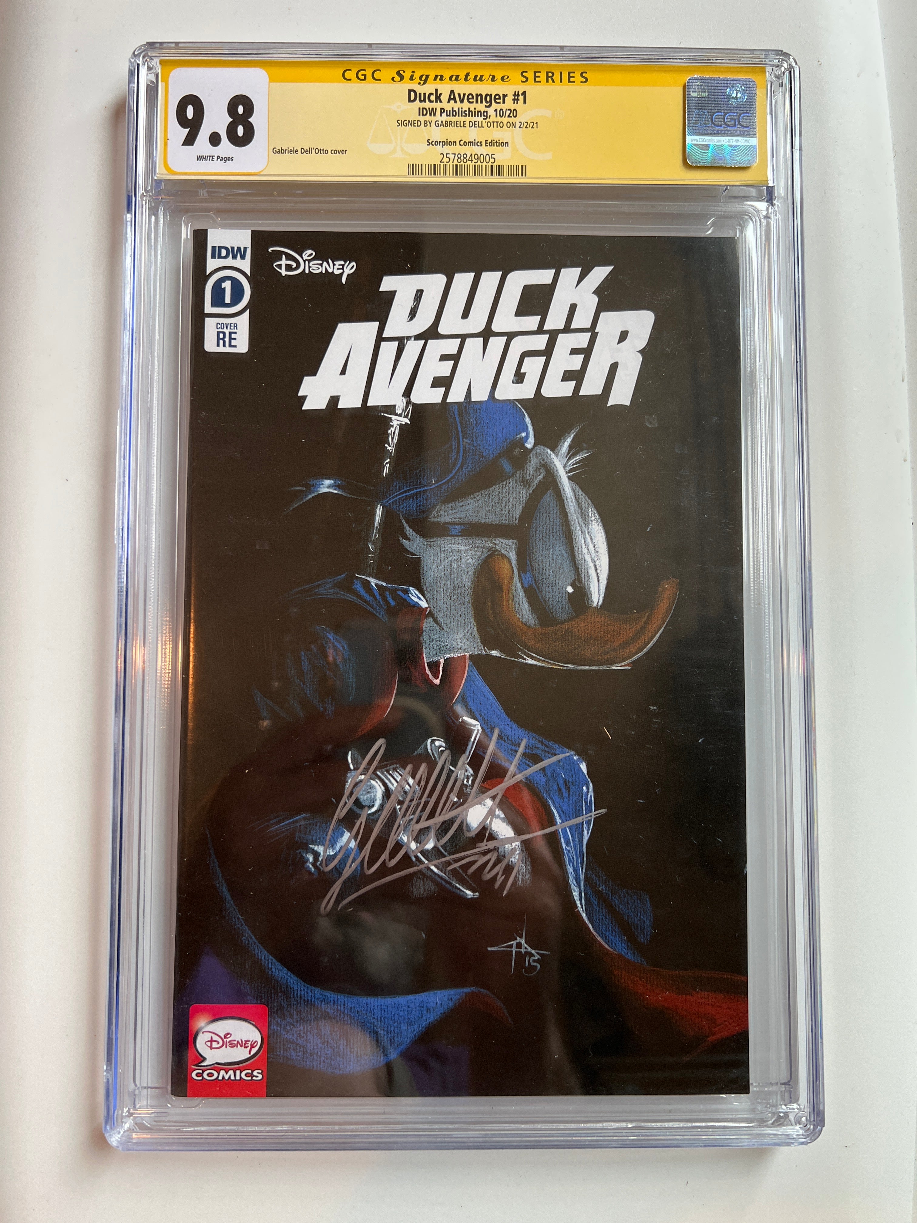 Duck Avenger #1 9.8 Scorpion Comics Edition | CGC 2578849005
