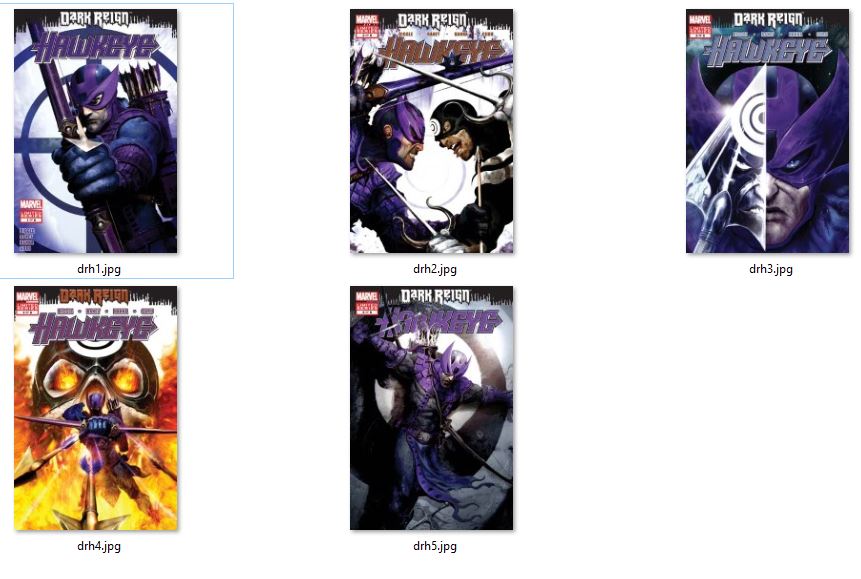 Dark Reign Hawkeye 1-5 (2009) VF+