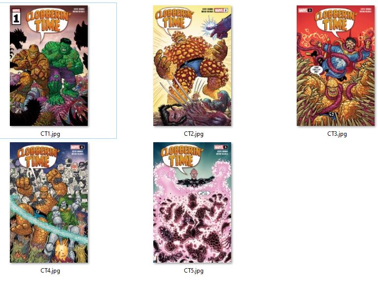 Clobberin' Time 1-5 (2023) NM Set