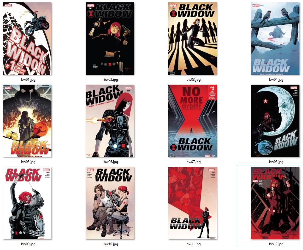 Black Widow 1-12 (2016) NM