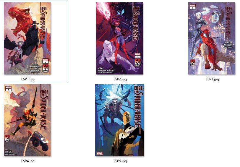 Edge of Spider-Verse 1-5 (2022) NM Set