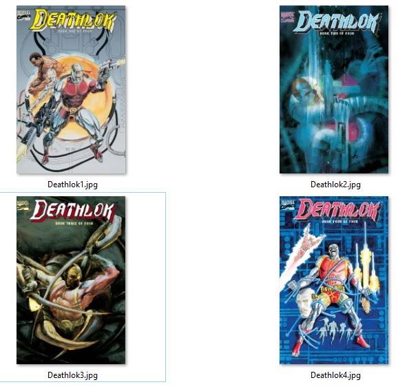 Deathlok 1-4 (1990) NM Set