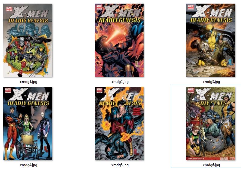 X-men Deadly Genesis 1-6 (2005) NM