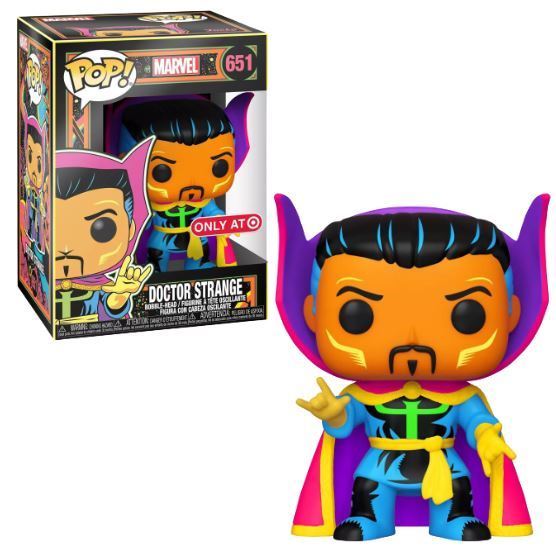 Funko POP! Marvel - Doctor Strange (Black Light) #651 - Target Exclusive
