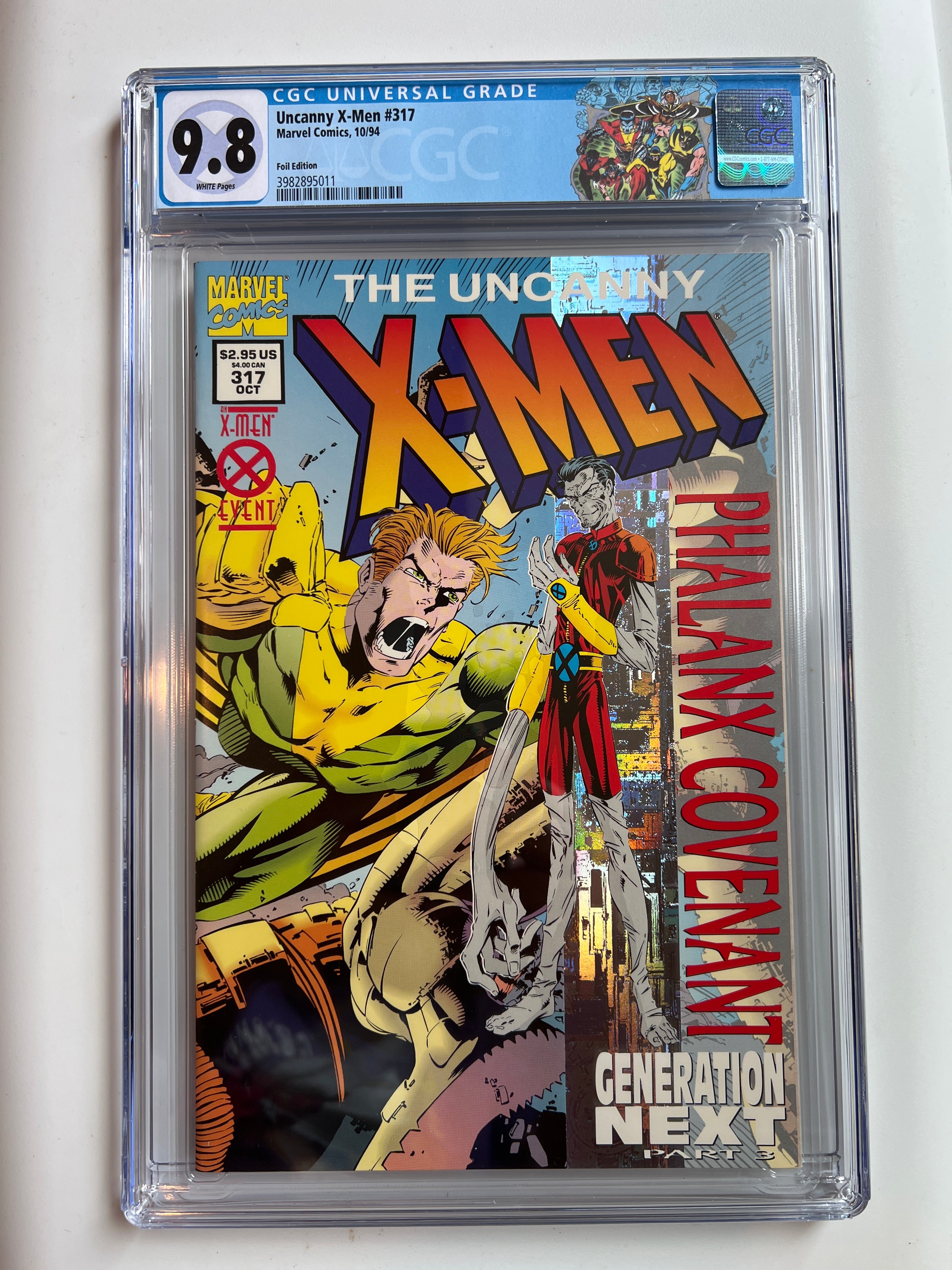 Uncanny X-Men #317 9.8 Foil Edition | CGC 3982895011