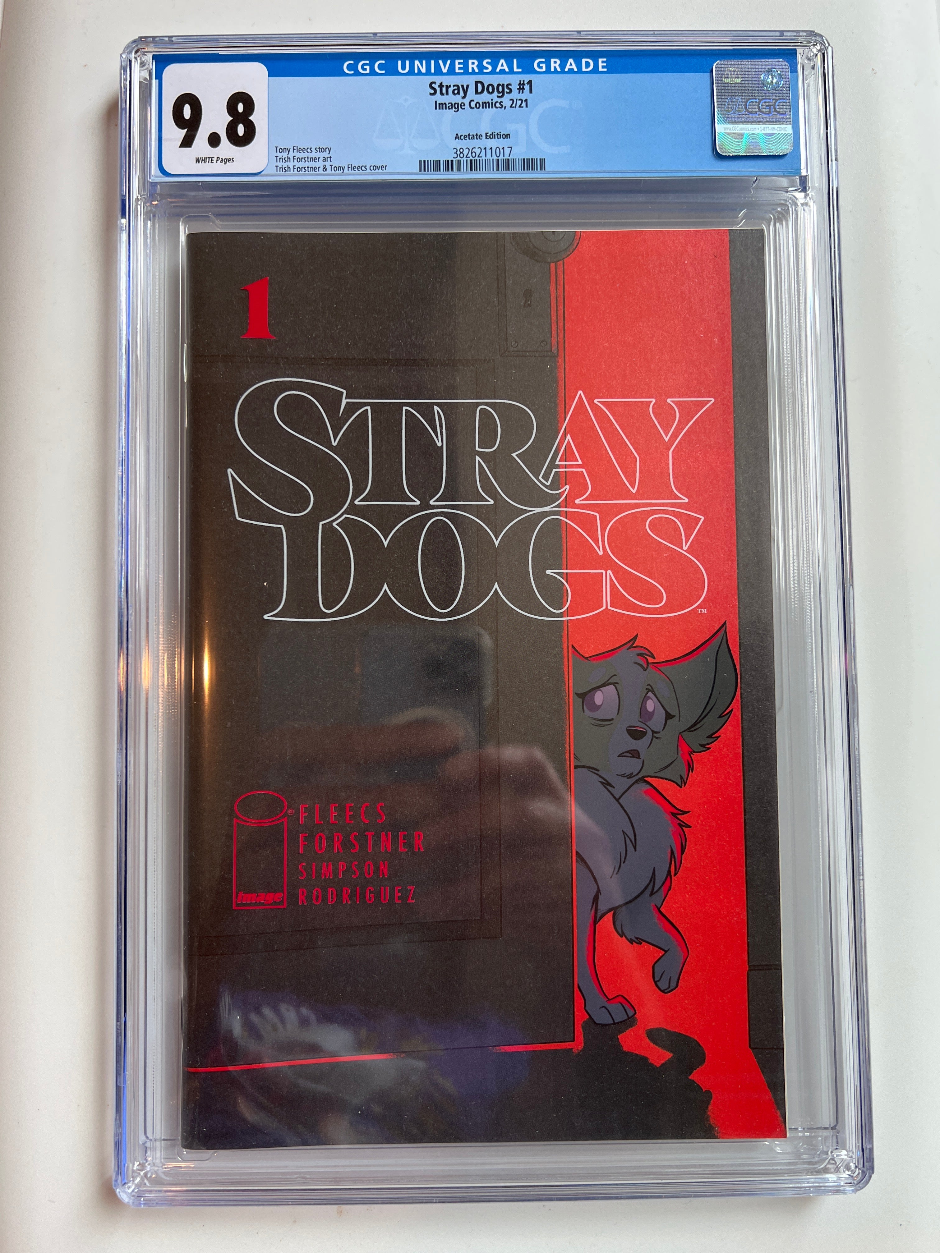 Stray Dogs #1 9.8 Acetate Edition | CGC 3826211017