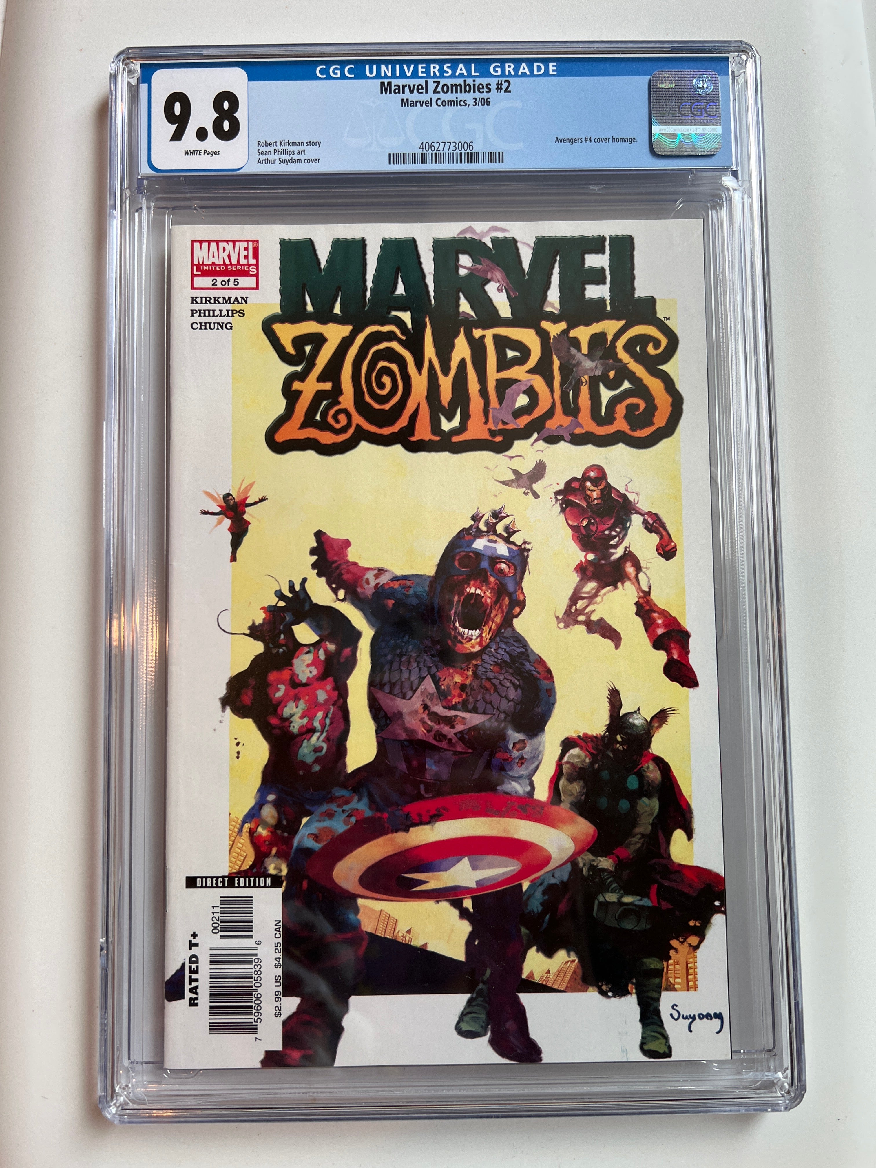 Marvel Zombies #2 9.8 | CGC 4062773006