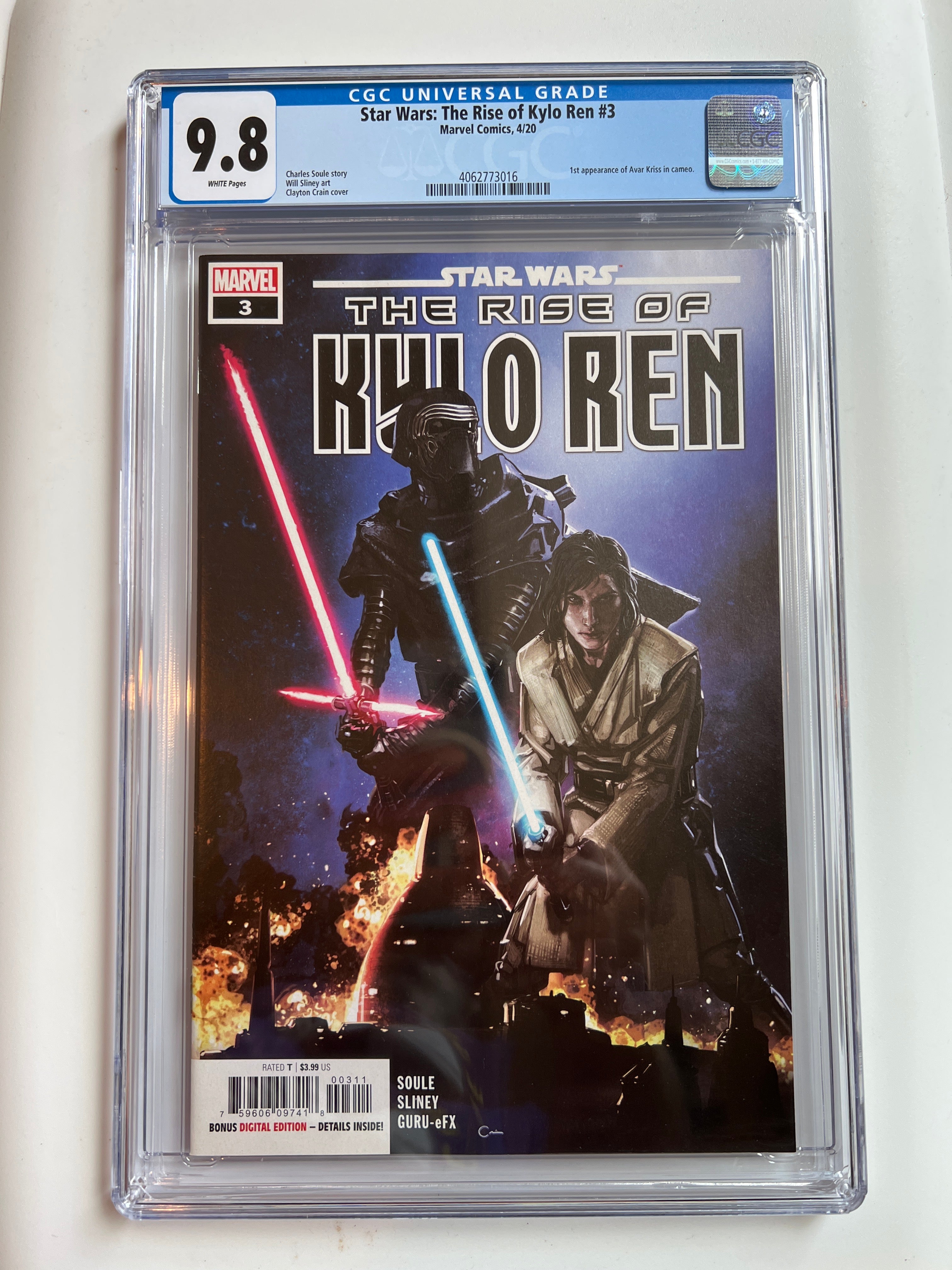 Star Wars: The Rise of Kylo Ren #3 9.8 | CGC 4062773016