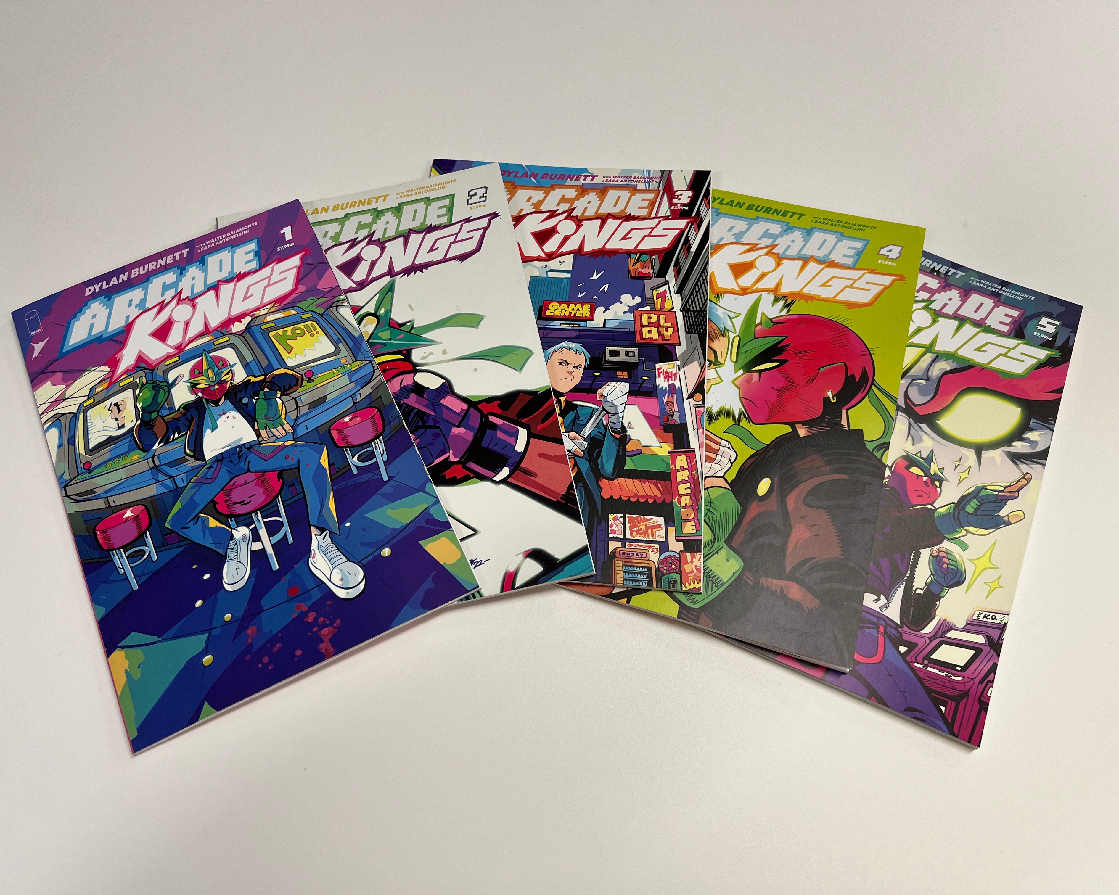 Arcade Kings #1-5 Complete Set Cover A Dylan Burnett Image Comics