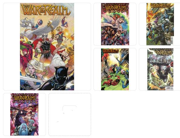 The War of the Realms #1-6 Complete Set