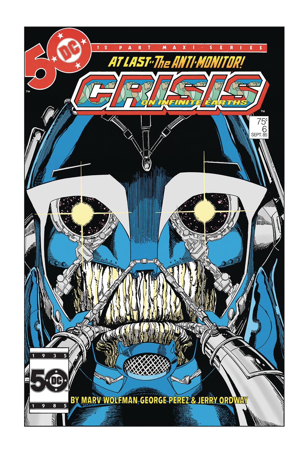 Crisis On Infinite Earths #6 Facsimile Edition Cover B George Perez Foil Variant