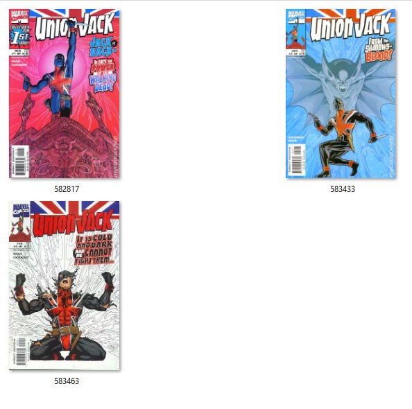 Union Jack Complete Set #1-3