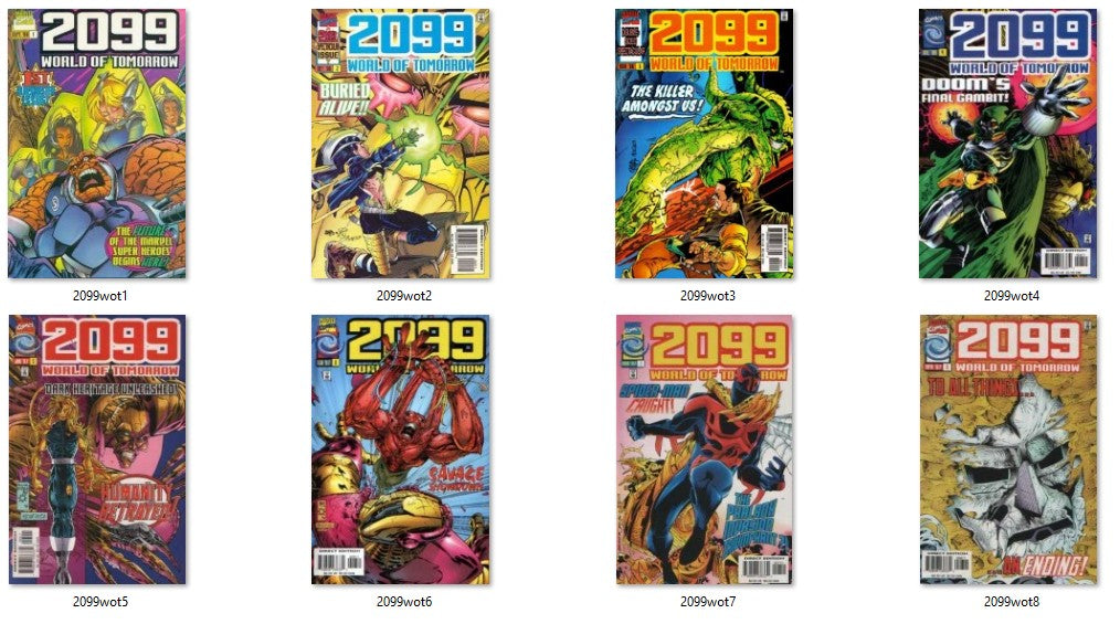 2099 World of Tomorrow 1-8 (1997) VF/NM