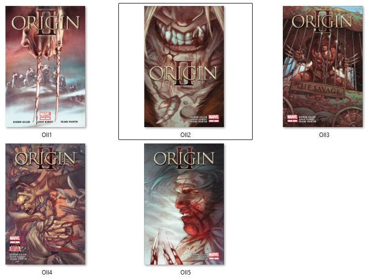Origin II 1-5 (2013) NM