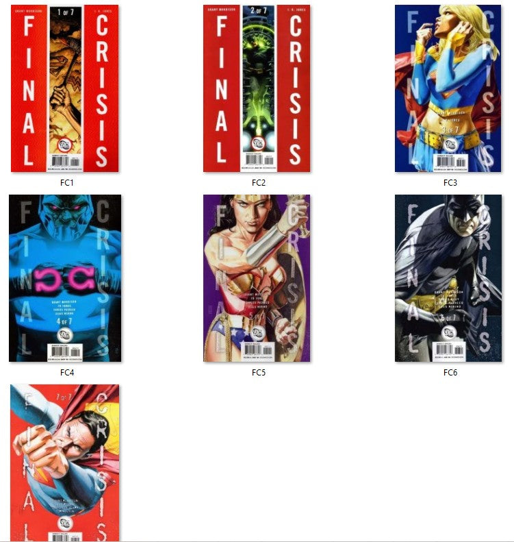 Final Crisis 1-7 (2009) NM