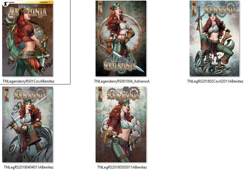 Legenderry Red Sonja 1-5 (2015) NM
