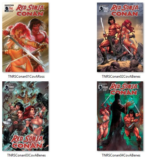 Red Sonja Conan 1-4 (2015) NM