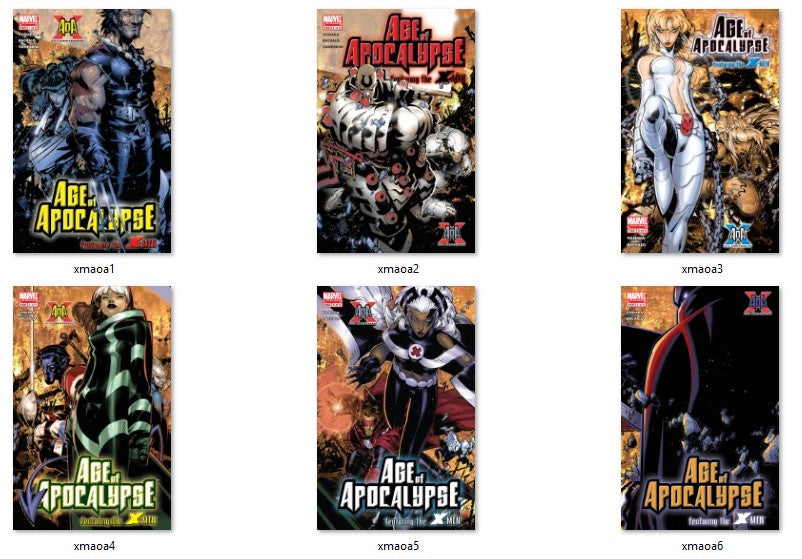 X-Men Age of Apocalypse 1-6 (2005) NM