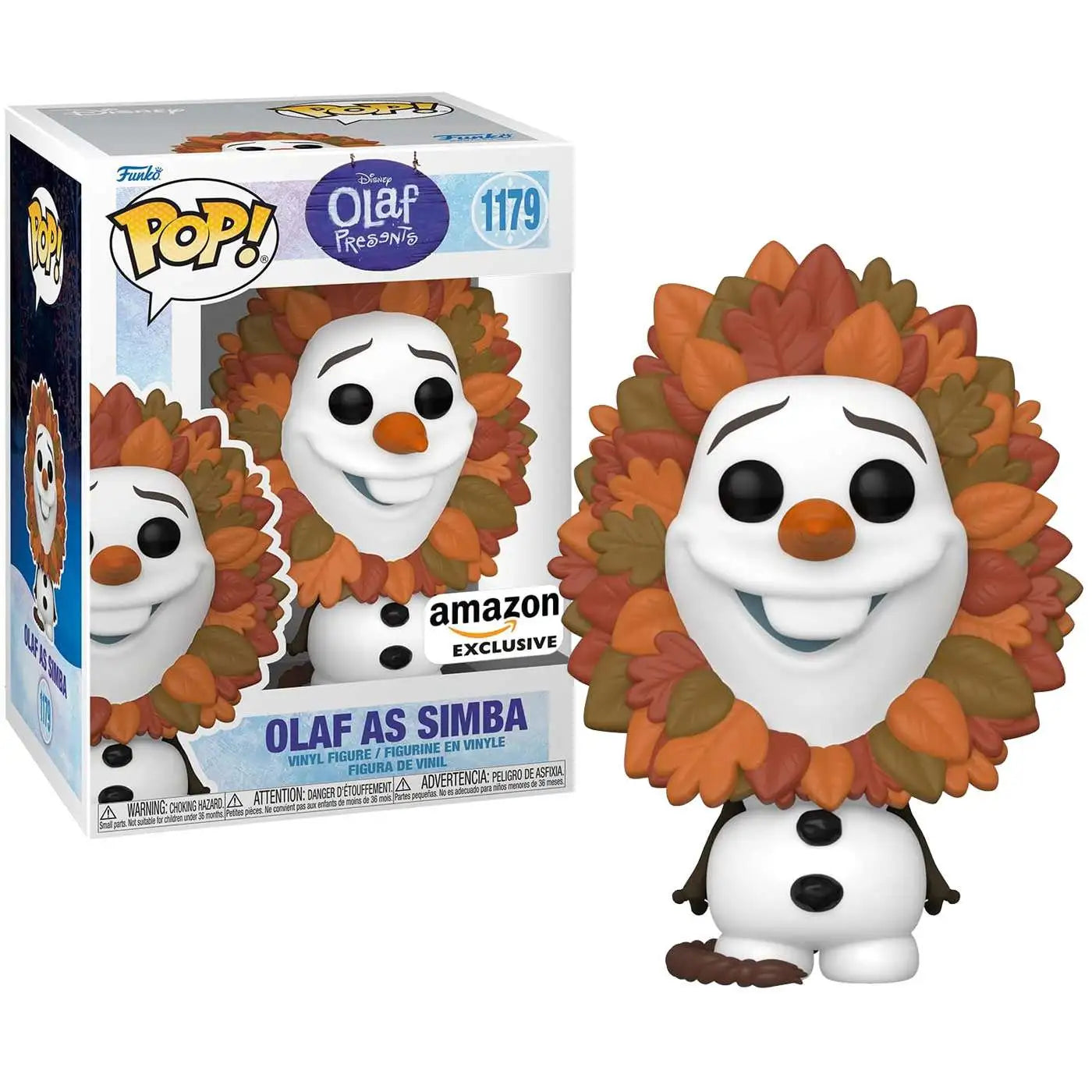 Funko Olaf Presents POP! Disney Olaf as Simba Vinyl Figure #1179 Amazon Exclusive
