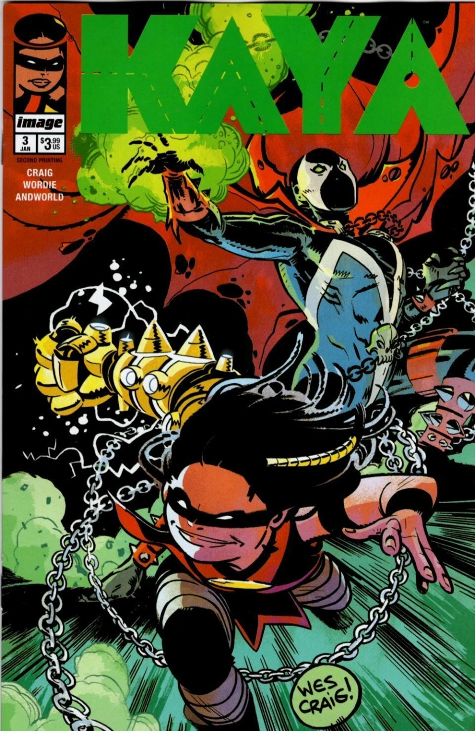 Kaya #3 Cover C Spawn Variant 2ND Printing