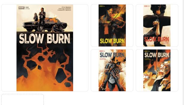 Slow Burn #1-5 Complete Set