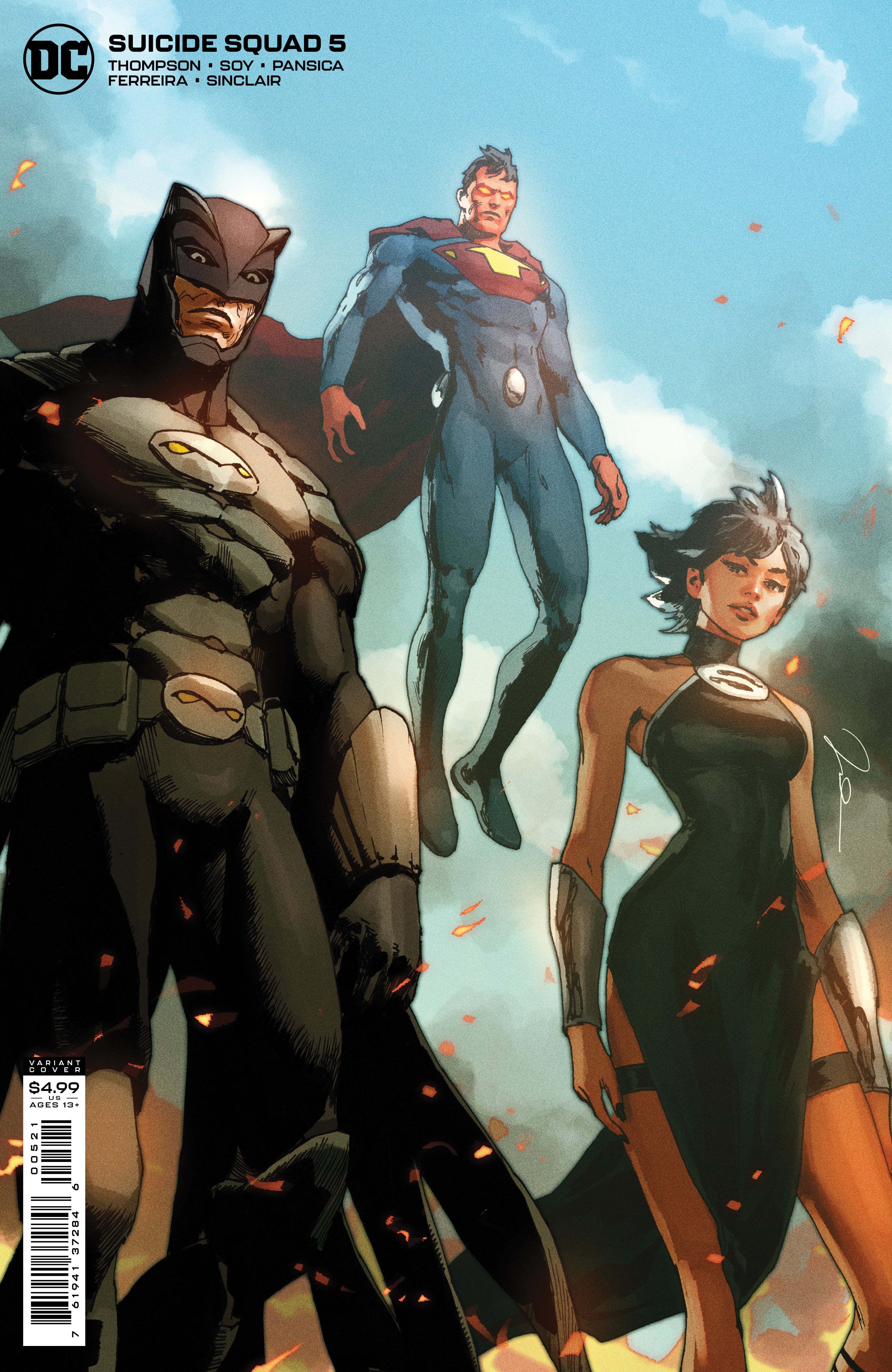 SUICIDE SQUAD #5 CVR B GERALD PAREL CARD STOCK VAR