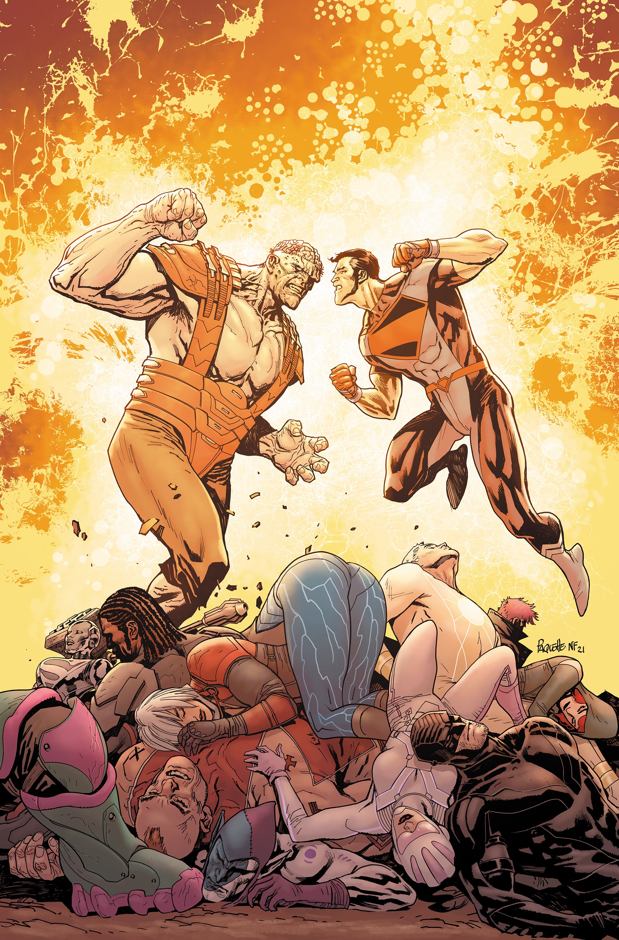 SUPERMAN AND THE AUTHORITY #4 (OF 4) CVR B YANICK PAQUETTE CARD STOCK VAR