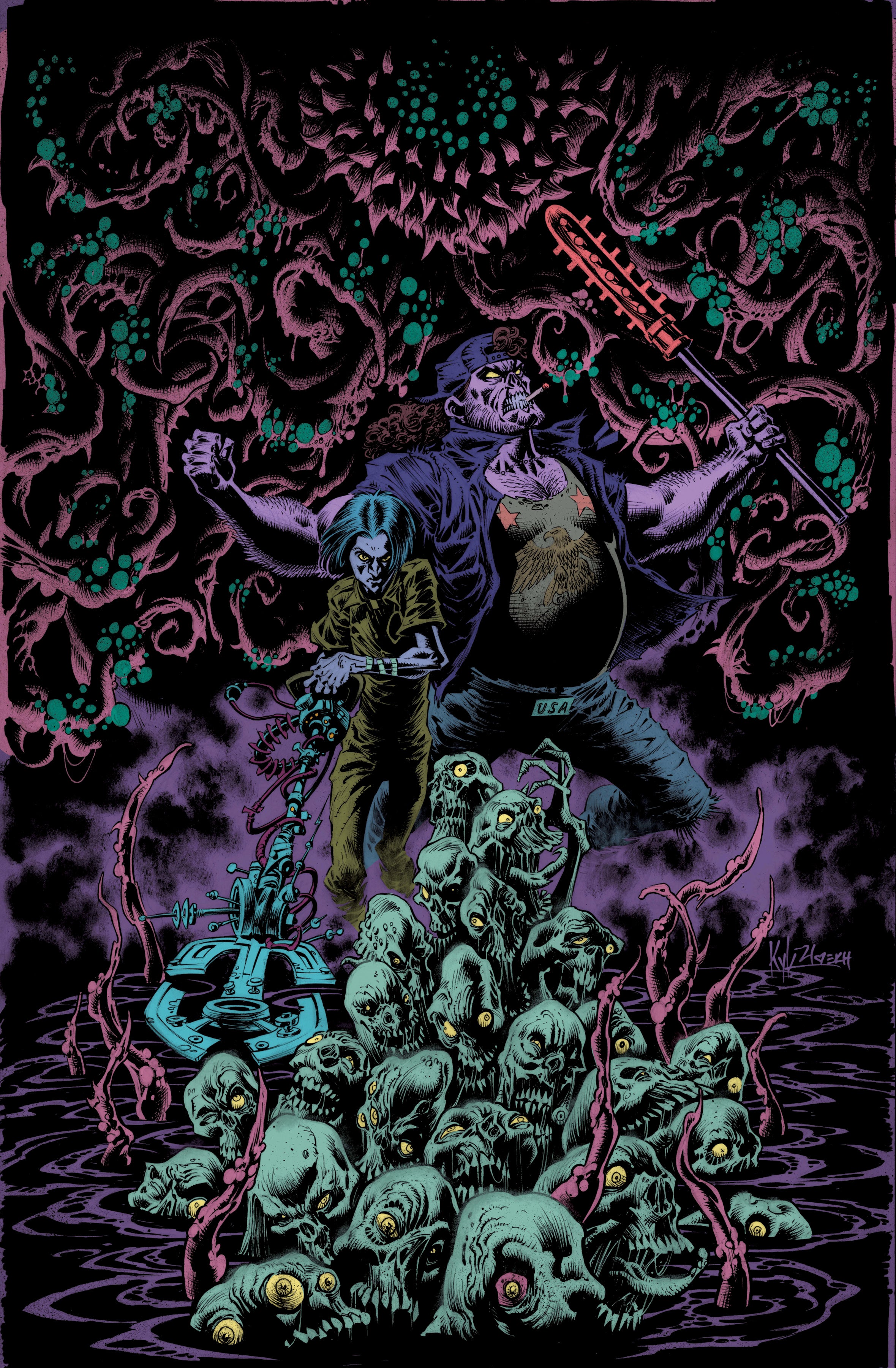 DC HORROR PRESENTS SOUL PLUMBER #3 (OF 6) CVR B KYLE HOTZ CARD STOCK VAR (MR)