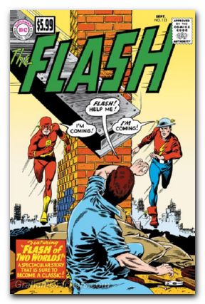 Flash #123 Facsimile Edition Cover C Carmine Infantino & Murphy Anderson Foil Variant