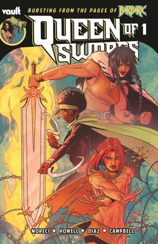 Queen Of Swords A Barbaric Story #1 Cover A Corin Howell (Mature)