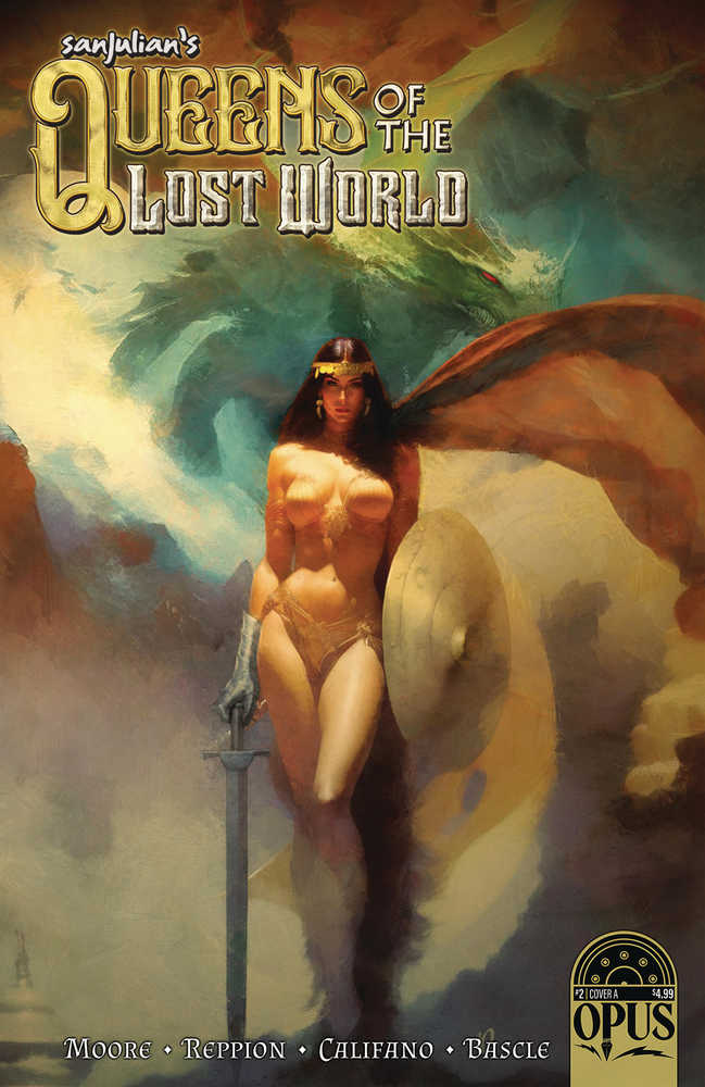 Sanjulian Queen Lost World #2 (Of 5) Cover A Olivetti