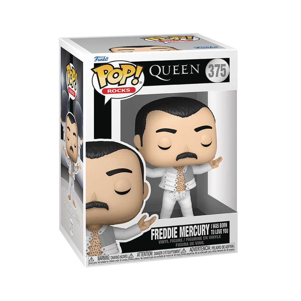 Pop Rocks Queen Freddie Mercury Born To Love You Vinyl Figure