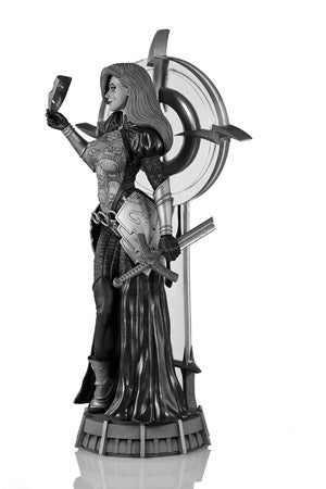 Joseph Linsner Dawn Black & White Artist Proof Statue