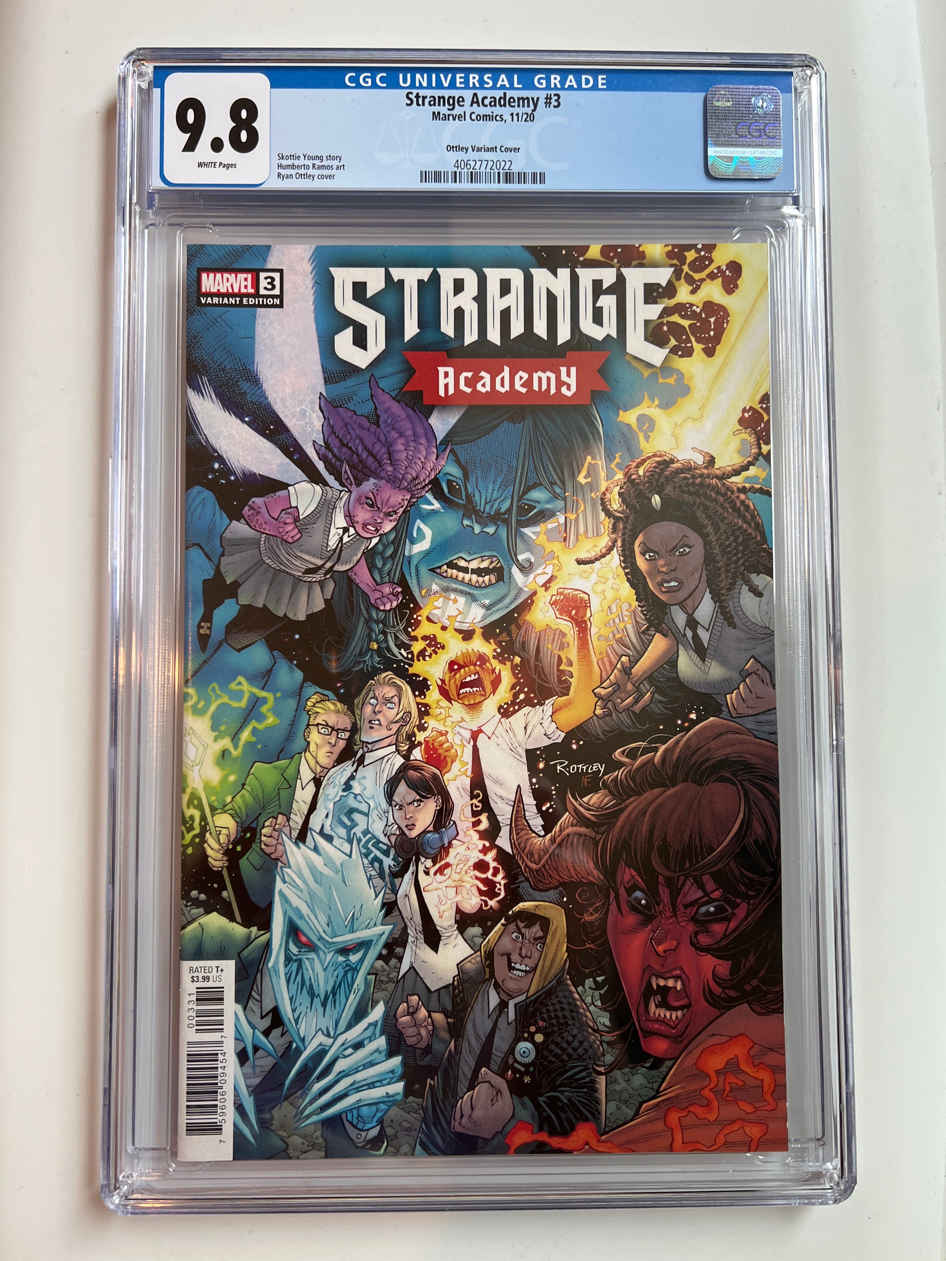 Strange Academy #3 9.8 Ottley Variant Cover | CGC 4062772022
