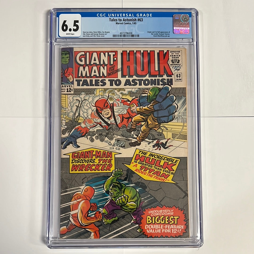 Tales to Astonish #63 CGC 6.5 1st appearance of The Leader
