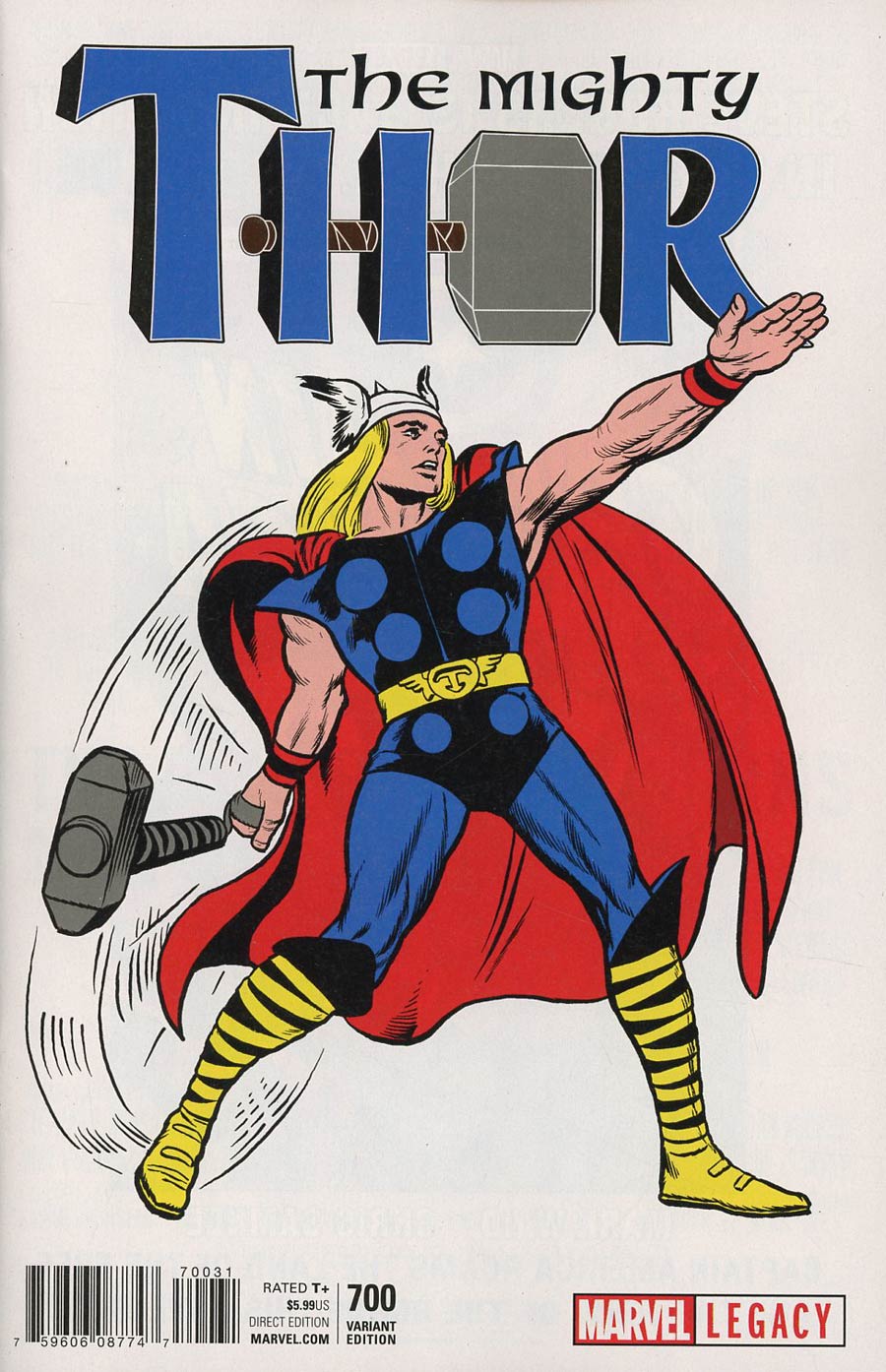 Mighty Thor #700 Kirby 1965 T Shirt Variant Leg