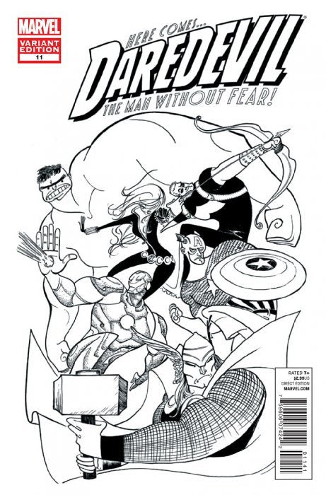 Daredevil #11 Aa Appreciation Schutze Variant