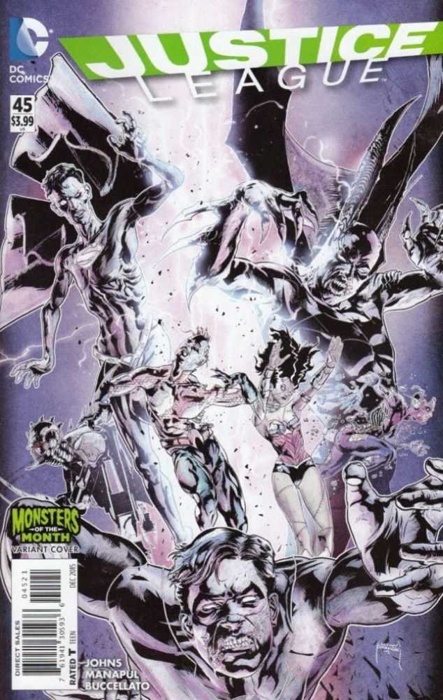 Justice League #45 Monsters Variant Edition